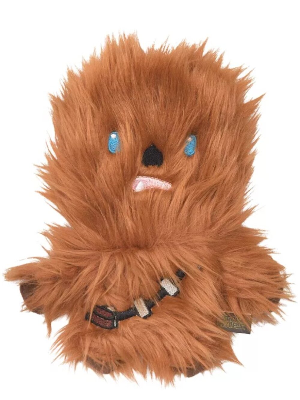 HTF~ Disney Star Wars Chewbacca Plush Flattie Dog Toy With a Squeaker & Crinkles